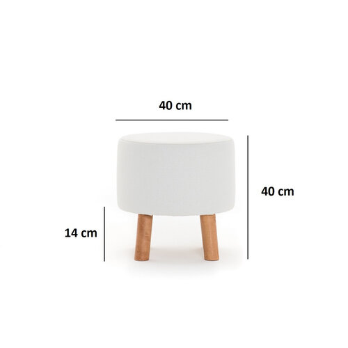 Scaun Silindir Cream