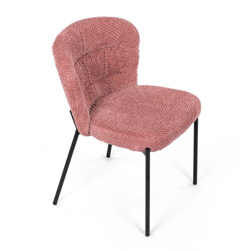 Étkező szék Bouclé CT-W1077 PINK2, rózsaszín