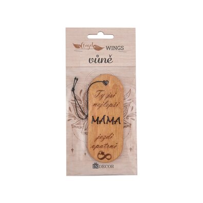 InDecor Parfum auto lemn You're the best mum, 8 x 17 cm