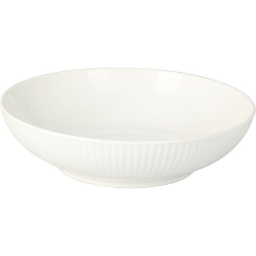 Zestaw 6 porcelanowych talerzy głębokich Linie 20 cm