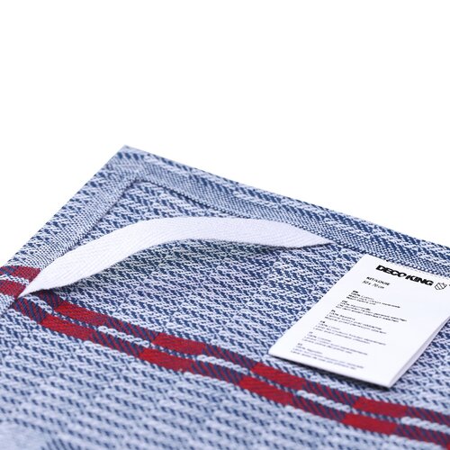 DecoKing Кухонний рушник для посуду Louie синій, 50 x 70 см, комплект 3 шт.