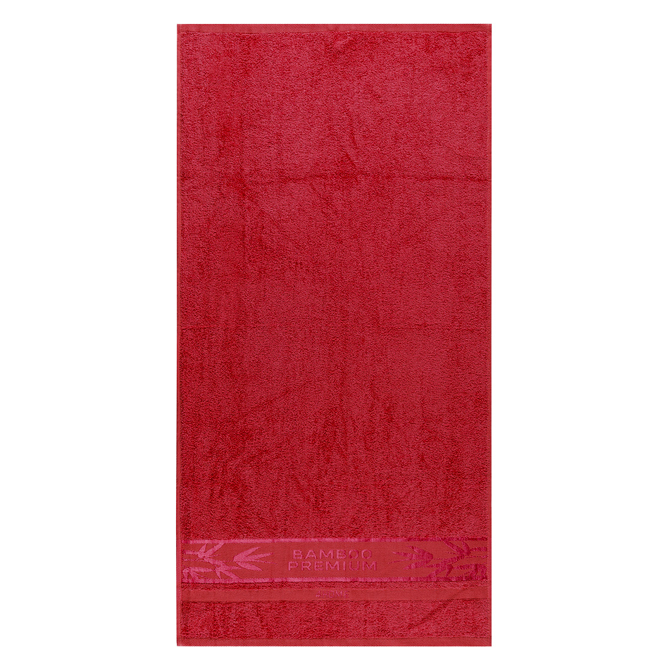 4Home Bamboo Premium törölköző, piros, 50 x 100 cm, 2 db-os készlet, piros termék 2. képe