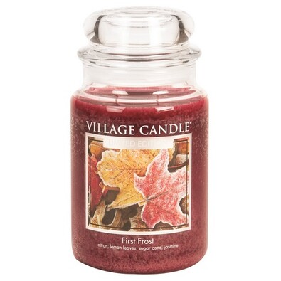 Village Candle Vonná svíčka ve skle První mrazík - First Frost, 645 g