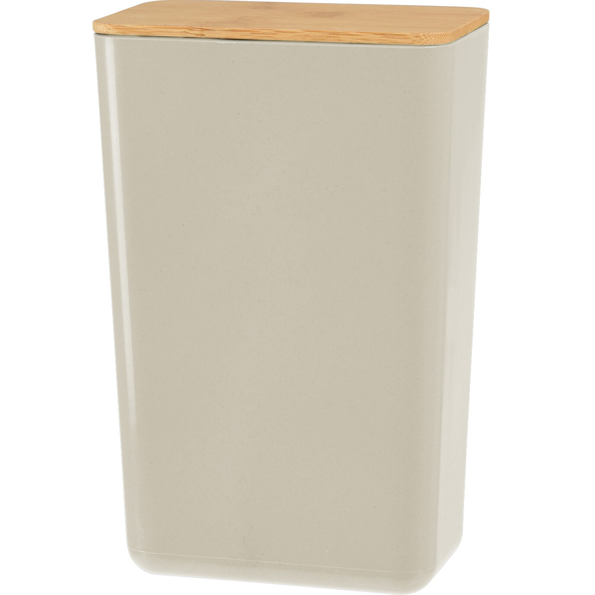 Úložný box s bambusovým víkem Roger, 13 x 20,7 x 8 cm, béžová