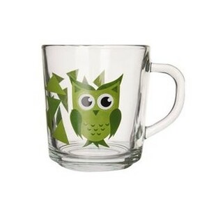 Orion Набір скляних чашок з 3 предметів Сова, 290 мл