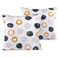 4Home Kissenbezug Mikroflanell Dotty, 40 x 40 cm, 2er-Set