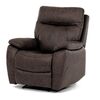 Polohovacie kreslo 4092 BR3, vintage, hnedá