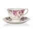 Banquet Keramiktasse mit Untertasse Rose 220 ml