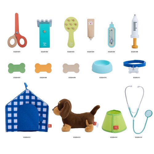 Hape Veterinarski set - Negovanje mladičkov