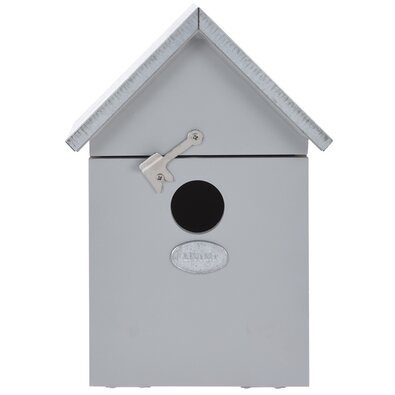 Căsuță păsări Bird family, gri