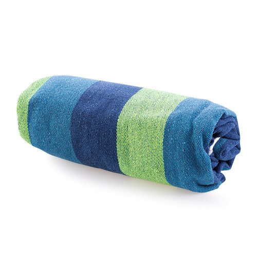 Hamac tip balansoar Restilo Colada albastru-verde, 240 x 80 cm