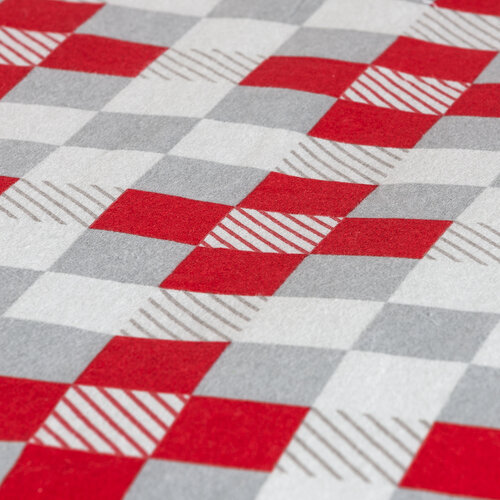 Lenjerie pat 2 pers. 4Home Checker, flanel, 220 x 200 cm, 2x 70 x 90 cm