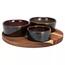 Set de servire EH Torrente, 4 buc, verde, diam.19,8 cm
