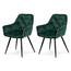 Súprava jedálenských stoličiek DCH-421 GRN4, 2 ks