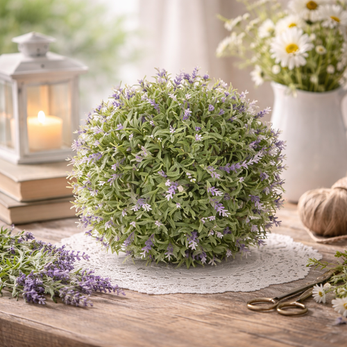 Umelá guľa Levanduľa, pr. 25 cm