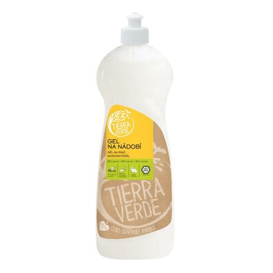 Tierra Verde Gel na nádobí s BIO citronovou silicí, 1 l