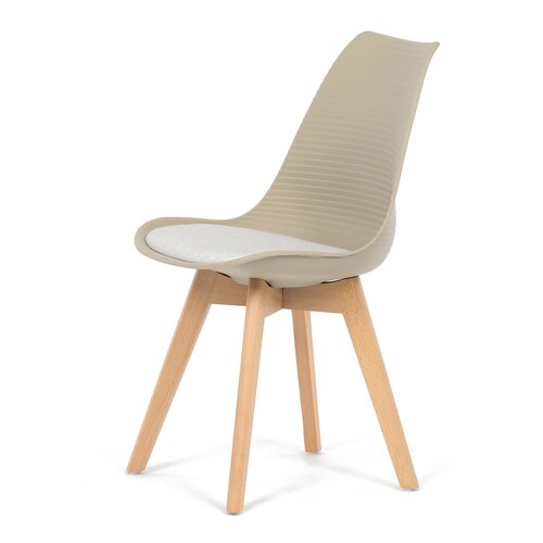 Scaun de sufragerie CT-X7055 WT, bej