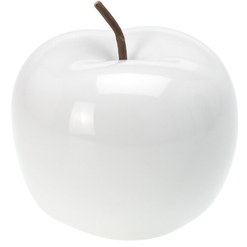 Dekoračné jablko Rollo, biela