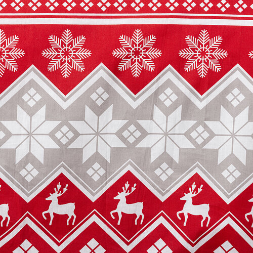 4Home Vianočná obliečka na vankúšik Red Nordic, 40 x 40 cm, sada 2 ks