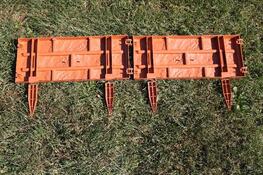 Záhradná palisáda - obrubník hnedá, 2,2 m