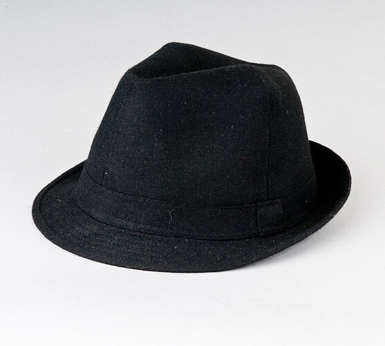 Pánský klobouk Karpet 8090, černý, 60