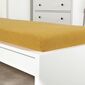 4Prześcieradło frotte Home Ideal musztardowe, 90 x200 cm