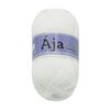 Пряжа AJA біла, 50 г / 217 м
