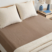 4Home Jersey prostěradlo DELUXE ořechová, 200–220 x 200 cm