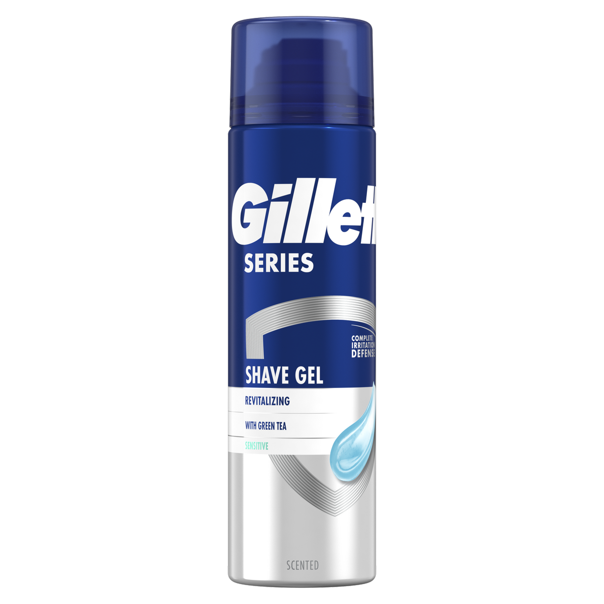 Fotografie Gillette Series Pánský revitalizující gel na holení se zeleným čajem 200 ml