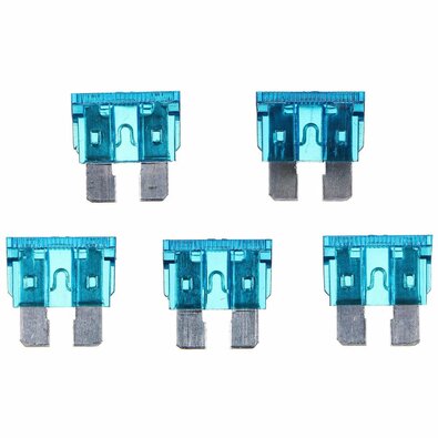 Sixtol Komplet nožnih avtomobilskih varovalkMECHANIC FUSE SET 15A, 100 kos