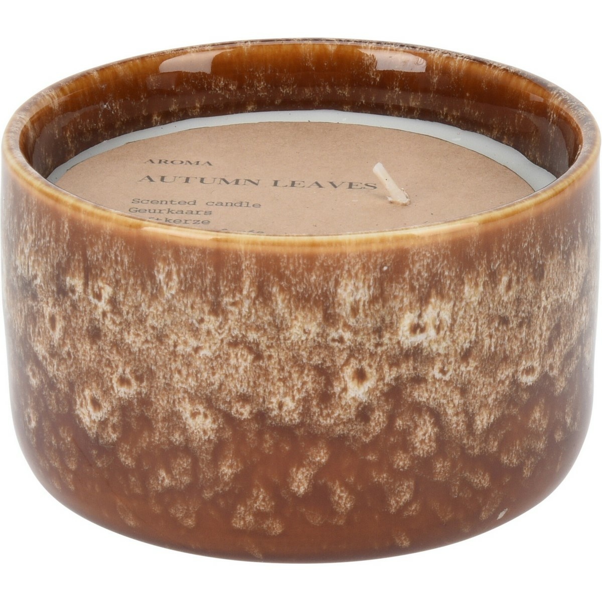 Luxury, Autumn leaves gyertya kerámia edényben, 390 g akciós termékkép 1
