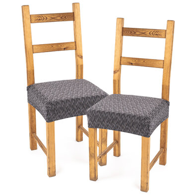 4Home Elastischer Stuhlsitzbezug Comfort Plus Harmony, 40 - 50 cm, 2er-Set