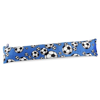 Bellatex Zugluftstopper LIN Ball blau, 15 x 85 cm