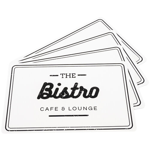 Suport farfurii cu două fețe Bistro / Vintage, 42 x 29 cm, set 4 buc.