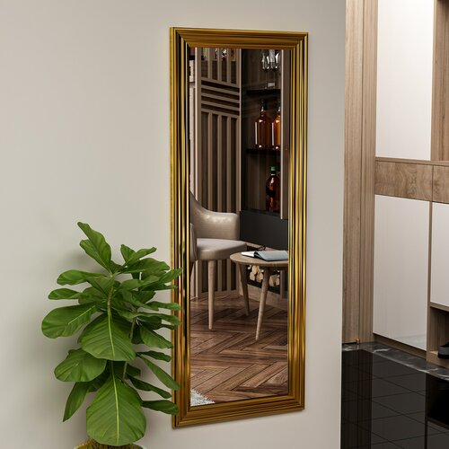 Zrcadlo Smooth Gold 40 x 105 cm