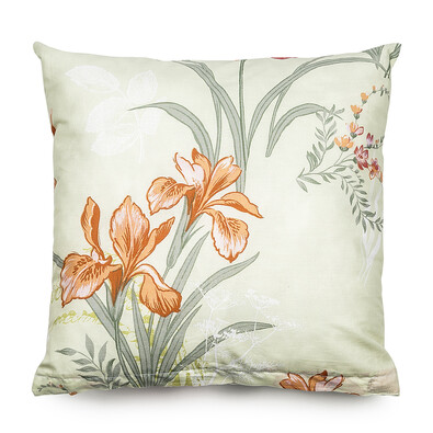 Poszewka na poduszkę Koralia zielony, 40 x 40 cm