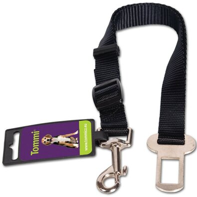 Tommi Pas bezpieczeństwa do samochodu dla psów, czarny