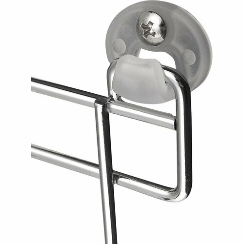 AQUALINE 37005 Chrom line Draht-Eckregal einfach, Silber