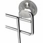 AQUALINE 37005 Chrom line Draht-Eckregal einfach, Silber