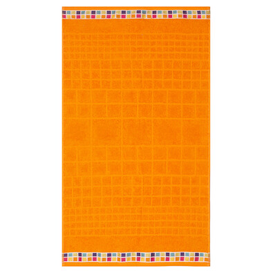 Osuška Mozaik oranžová, 70 x 130 cm