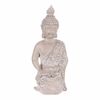 Dekoráció Buddha szobor térdelve, szürke,polirezin , 25 x 24 x 57 cm