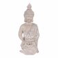 Dekoráció Buddha szobor térdelve, szürke,polirezin , 25 x 24 x 57 cm