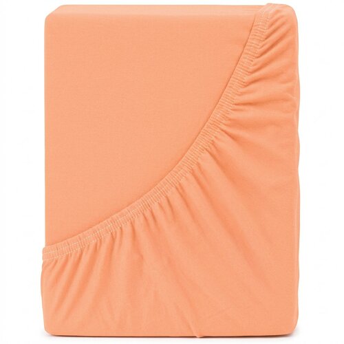 4Home Jersey prostěradlo IDEAL meruňková, 200–220 x 200 cm