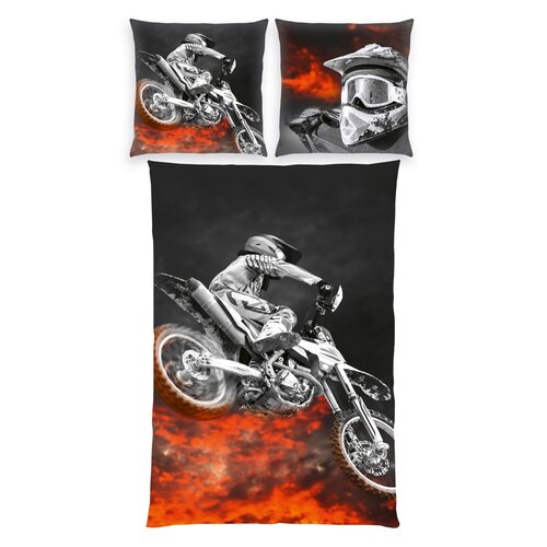 Lenjerie de pat Herding Motorcycle, 135x 200 cm, 80 x 80 cm