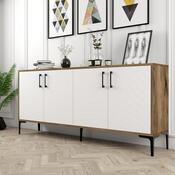 Skříňka Kiev Walnut and White