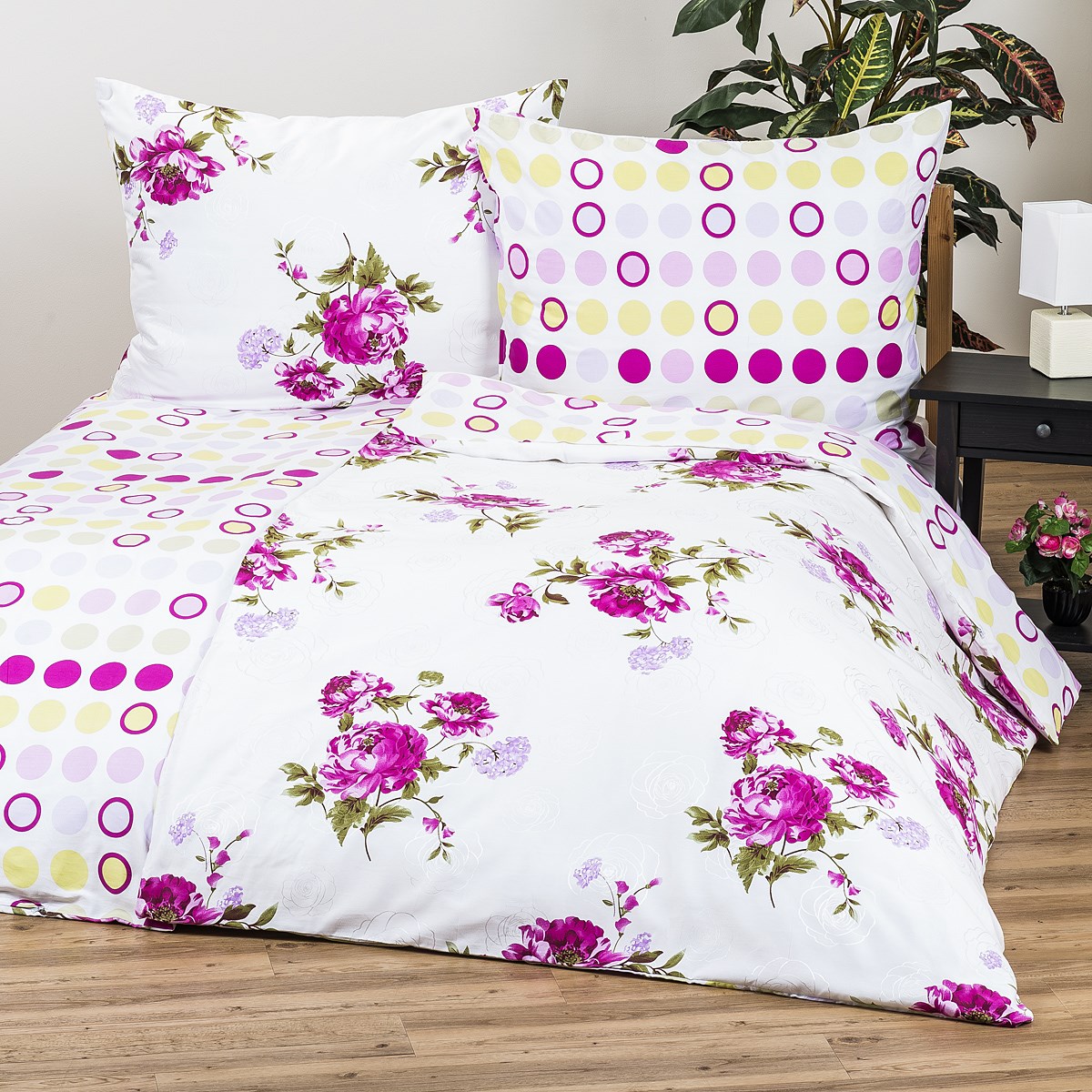 Jahu Bavlnené obliečky Exclusive Belli T4, 140 x 200 cm, 70 x 90 cm