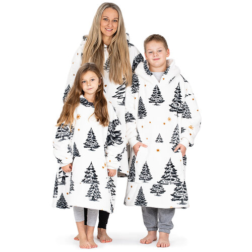 Hanorac din micropluș 4Home Frosted Trees, uni S - pentru copii