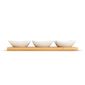 Lamart LT9217 4-tlg. Servierschalen-Set Bamboo, 26 x 8 cm