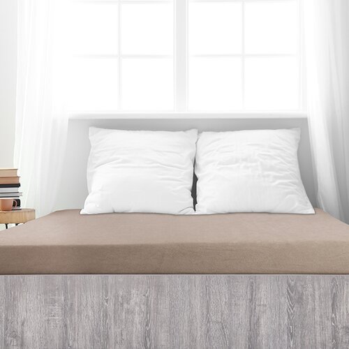 4Home prześcieradło frotte Ideal orzechowy, 90 x 200 cm