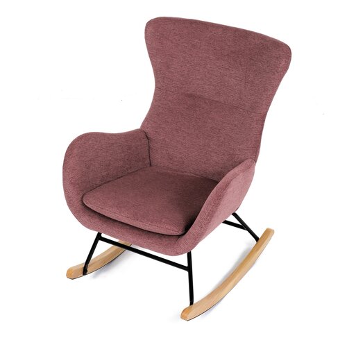 Fotel bujany PINK2, różowy